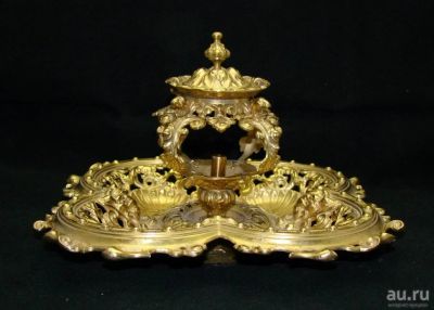 Лот: 11191813. Фото: 1. Прибор чернильный старинный (V466... Другое (антиквариат)