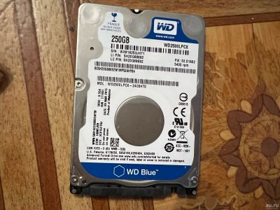 Лот: 18301015. Фото: 1. HDD 2.5 250Gb. Жёсткие диски (HDD)