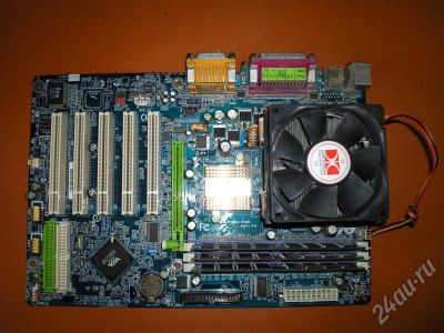 Лот: 436911. Фото: 1. Материнка GIGABYTE (GA-7va REV... Материнские платы