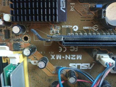 Лот: 16936468. Фото: 1. AM2, Asus M2N-MX, комплект с процессором... Комплекты запчастей