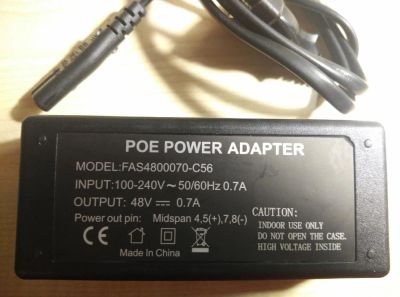 Лот: 8803175. Фото: 1. PoE power adapter адаптер для... Зарядные устройства, блоки питания для бытовой техники