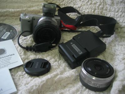 Лот: 4155633. Фото: 1. Фотоаппарат - Sony Alpha nex-5nd... Цифровые беззеркальные со сменной оптикой