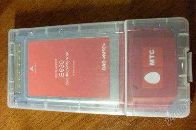 Лот: 577884. Фото: 1. Новый PCMCIA-модем 3G/EDGE/GPRS... Проводные модемы