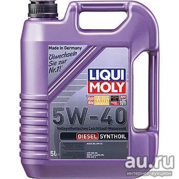 Лот: 13516769. Фото: 1. Liqui Moly Diesel Sythoil 5W-40... Масла, жидкости