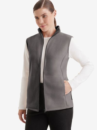Лот: 24876200. Фото: 1. Жилет женский флисовый oversize... Другое (спортивная одежда)