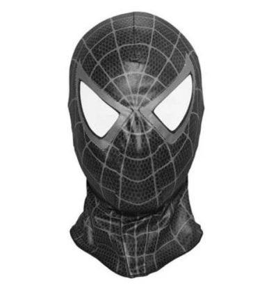 Лот: 12190345. Фото: 1. Маска Человек Паук Spiderman Black. Карнавальные маски, шляпы, аксессуары