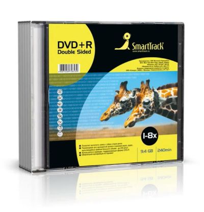 Лот: 18398897. Фото: 1. SmartTrack DVD+R 9,4Gb 8x двухсторонние. CD, DVD, BluRay