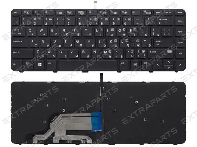 Лот: 15962875. Фото: 1. Клавиатура HP ProBook 640 G3 черная... Клавиатуры для ноутбуков