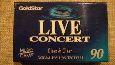 Лот: 4741468. Фото: 1. Аудио кассета Gold Star Live 90... Аудиозаписи