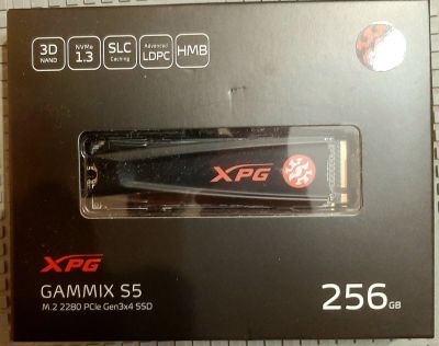 Лот: 17355983. Фото: 1. SSD A-DATA nvme 256. SSD-накопители