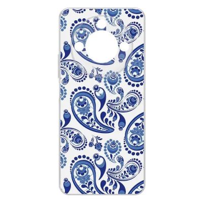 Лот: 25086792. Фото: 1. Чехол Krutoff Clear Case "Гжель... Чехлы, бамперы