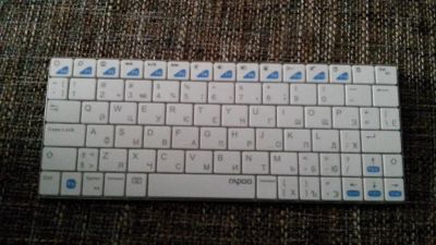 Лот: 6564548. Фото: 1. Bluetooth мини клавиатура Rapoo... Клавиатуры и мыши