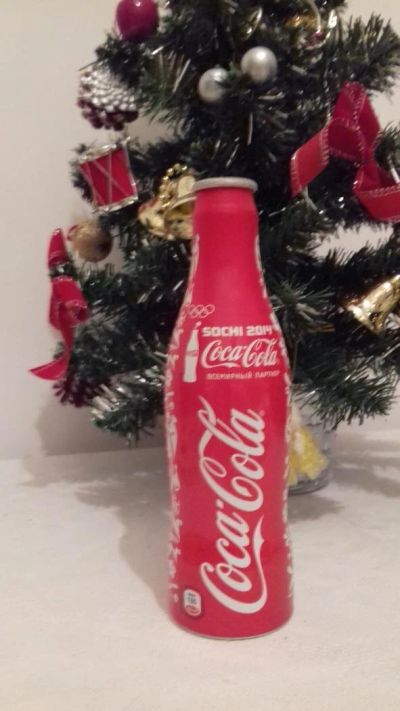Лот: 10779965. Фото: 1. Бутылочка Coca-Cola Сочи 2014. Остальная сувенирная продукция