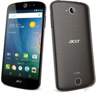 Лот: 6686065. Фото: 1. 5" Смартфон Acer Z530 16 Гб черный... Смартфоны