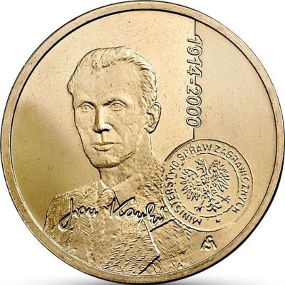 Лот: 5071367. Фото: 1. 2 злотых 2014 Польша,100-летие... Европа