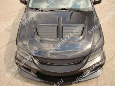 Лот: 6591023. Фото: 1. Капот, в стиле "EVO" Мицубиси... Детали тюнинга