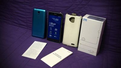 Лот: 8538727. Фото: 1. Смартфон ZTE A510 + Чехол + Защитная... Смартфоны