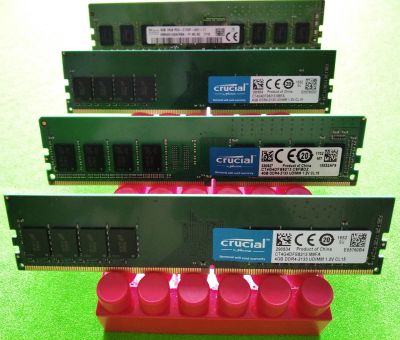 Лот: 17455338. Фото: 1. Память 16 Gb - DDR4 4gb*4 шт... Оперативная память