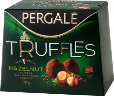 Лот: 13334365. Фото: 1. Трюфели Pergale Hazelnut 200 гр... Шоколад, конфеты