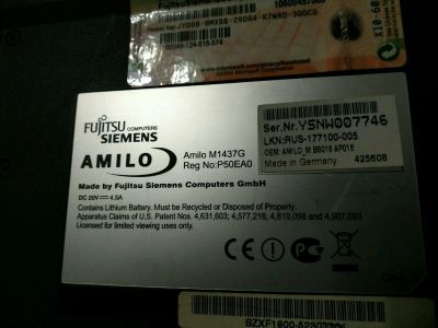 Лот: 10309266. Фото: 1. Ноутбук Fujitsu Siemens Amilo... Ноутбуки