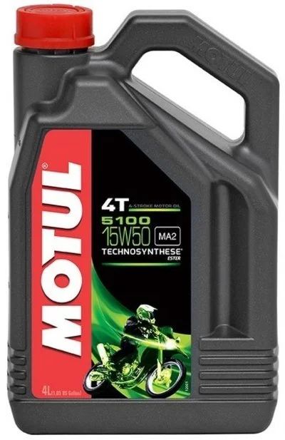 Лот: 12893415. Фото: 1. MOTUL 5100 4T 15w50 Technosynt... Масла, жидкости
