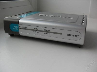 Лот: 2124289. Фото: 1. ADSL-маршрутизатор D-Link DSL-500T. Проводные модемы