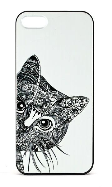Лот: 5241257. Фото: 1. Чехол для Iphone 5 5s Кот. Чехлы, бамперы