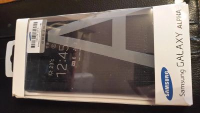 Лот: 5510685. Фото: 1. чехол - книжка для galaxy alpha... Чехлы, бамперы
