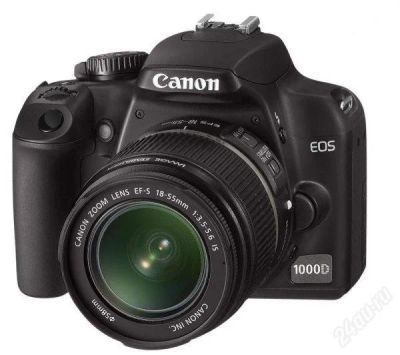 Лот: 1472094. Фото: 1. Canon EOS 1000D kit 18-55 + защитный... Цифровые зеркальные