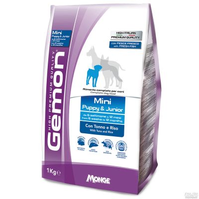 Лот: 18239370. Фото: 1. Gemon Dog Mini корм для щенков... Корма