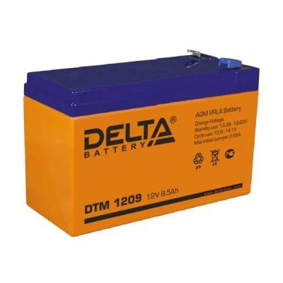 Лот: 24949195. Фото: 1. Аккумулятор Delta DTM 1209 (12V... ИБП, аккумуляторы для ИБП