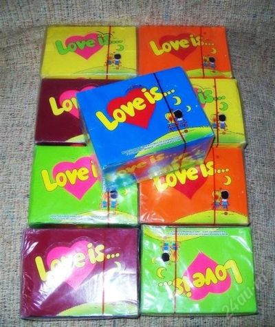 Лот: 1043336. Фото: 1. Жвачка Love is... Другое (кондитерские изделия, конфеты)
