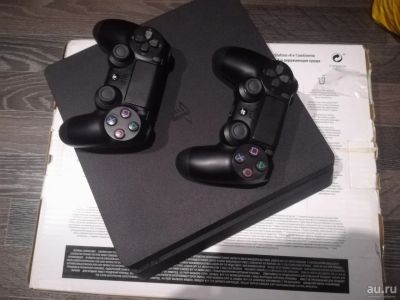 Лот: 12976883. Фото: 1. Sony PlayStation 4 Slim 1TB (PS4... Игровые приставки, консоли