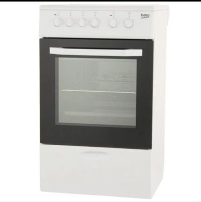 Лот: 25680352. Фото: 1. электроплита Beko css 48100gw. Плиты, духовые шкафы, варочные поверхности