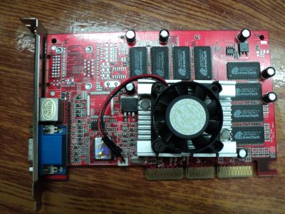 Лот: 4638696. Фото: 1. Видиокарта NVidia GeForsce MX-440... Видеокарты