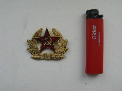 Лот: 8015551. Фото: 1. кокарда рядовая. Нашивки, шевроны, погоны