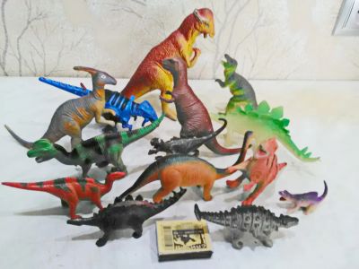 Лот: 19698297. Фото: 1. Набор фигурок динозавров 14 шт... Игровые наборы
