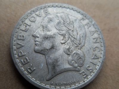 Лот: 16183132. Фото: 1. Франция 5 франков 1947 Много лотов... Европа