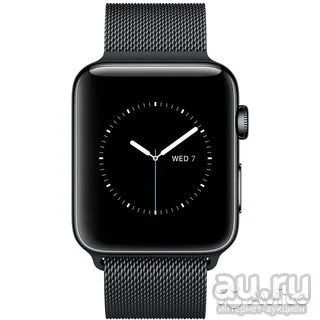Лот: 9661457. Фото: 1. Apple Watch Milanese Loop Black... Смарт-часы, фитнес-браслеты, аксессуары