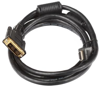 Лот: 10134405. Фото: 1. Кабель HDMI-DVI 2 м TV-COM LCG135F-2M... Шлейфы, кабели, переходники