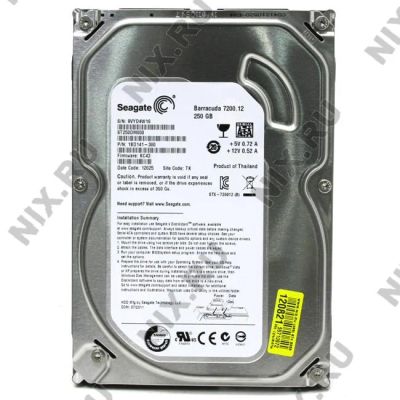 Лот: 3513110. Фото: 1. Винчестер 250 Гигов Seagate Barracuda... Жёсткие диски