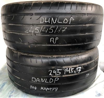 Лот: 14230910. Фото: 1. Шина 245/45 R17 245/45/17 Dunlop... Шины