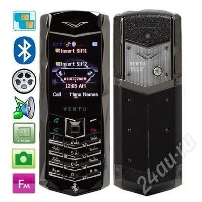 Лот: 391013. Фото: 1. Телефон Копия Клон Реплика Vertu... Кнопочные мобильные телефоны