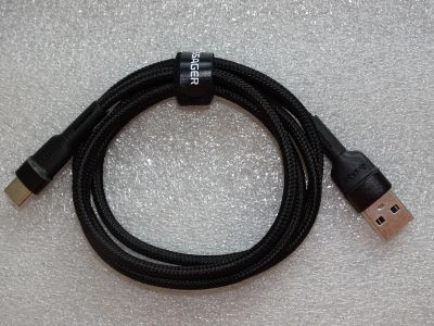 Лот: 19433985. Фото: 1. Кабель Essager 3А LED USB-A -... Дата-кабели, переходники
