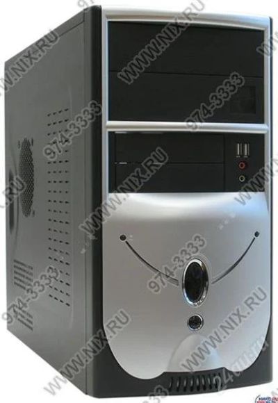 Лот: 2107767. Фото: 1. Корпус для пк (matx) +cpu+dvd... Корпуса, блоки питания