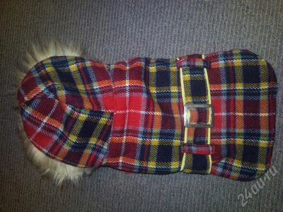 Лот: 630275. Фото: 1. Пальто для собачки!! с мехом!. Ошейники, одежда, конное снаряжение