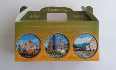 Лот: 10928066. Фото: 1. Чай подарочный набор краснодарский. Чай, кофе, какао