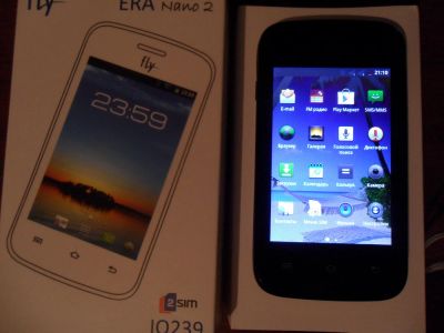 Лот: 6649185. Фото: 1. Смартфон Fly ERA Nano2 IQ239. Смартфоны