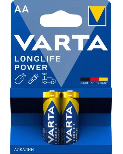 Лот: 21766409. Фото: 1. Батарейка Varta Longlife Power... Батарейки, аккумуляторы, элементы питания