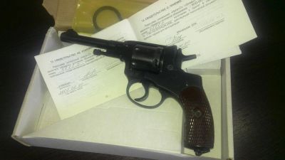 Лот: 8568108. Фото: 1. Сигнальный Наган "Блеф". Сигнальное и охолощенное (СХП) оружие